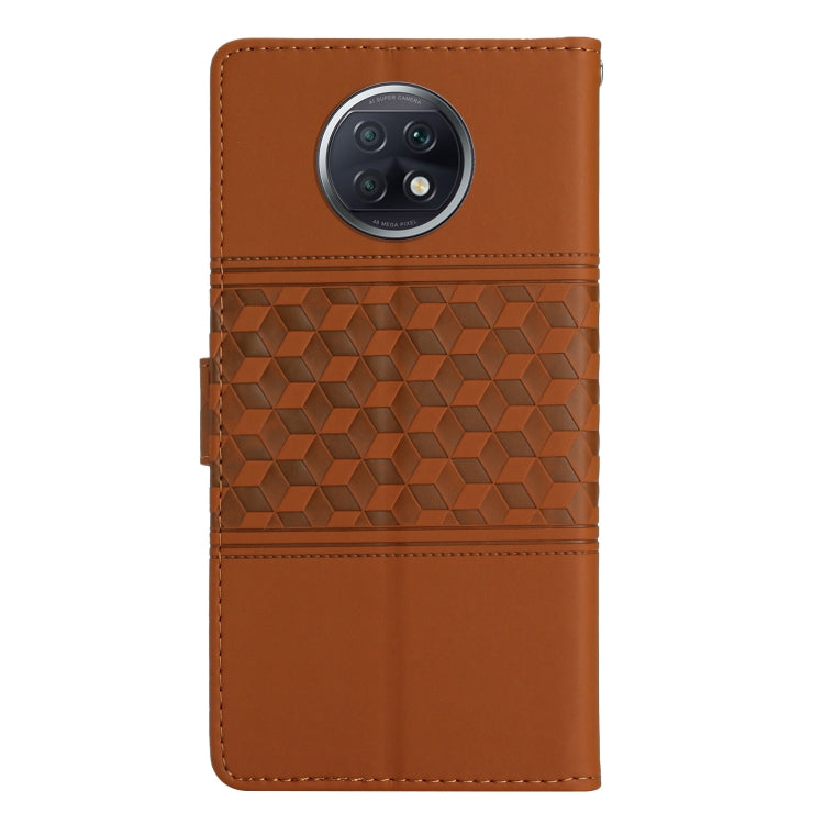 Diamond Embossed Skin Feel Leather Phone Case with Lanyard, For Xiaomi Redmi Note 9 5G / Note 9T, For Xiaomi Redmi 9A, For Xiaomi Redmi 9C, For Xiaomi Redmi 10, For Xiaomi Redmi 10 2022, For Xiaomi Redmi 10A, For Xiaomi Redmi 10C, For Xiaomi Redmi A1