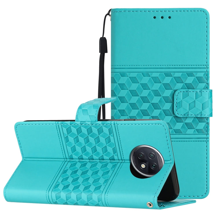 Diamond Embossed Skin Feel Leather Phone Case with Lanyard, For Xiaomi Redmi Note 9 5G / Note 9T, For Xiaomi Redmi 9A, For Xiaomi Redmi 9C, For Xiaomi Redmi 10, For Xiaomi Redmi 10 2022, For Xiaomi Redmi 10A, For Xiaomi Redmi 10C, For Xiaomi Redmi A1