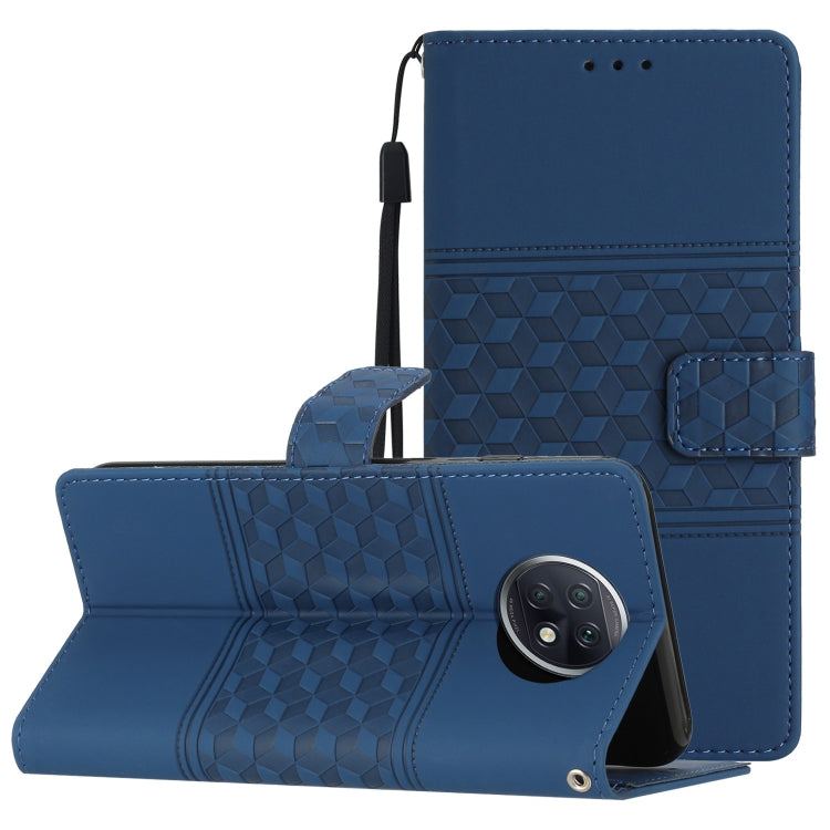 Diamond Embossed Skin Feel Leather Phone Case with Lanyard, For Xiaomi Redmi Note 9 5G / Note 9T, For Xiaomi Redmi 9A, For Xiaomi Redmi 9C, For Xiaomi Redmi 10, For Xiaomi Redmi 10 2022, For Xiaomi Redmi 10A, For Xiaomi Redmi 10C, For Xiaomi Redmi A1