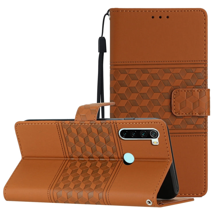 Diamond Embossed Skin Feel Leather Phone Case with Lanyard, For Xiaomi Redmi Note 8T, For Xiaomi Redmi Note 10 / Note 10S, For Xiaomi Redmi Note 10 5G, For Xiaomi Redmi Note 10 Pro / 10 Pro Max, For Xiaomi Redmi Note 11 Pro Global                      ...