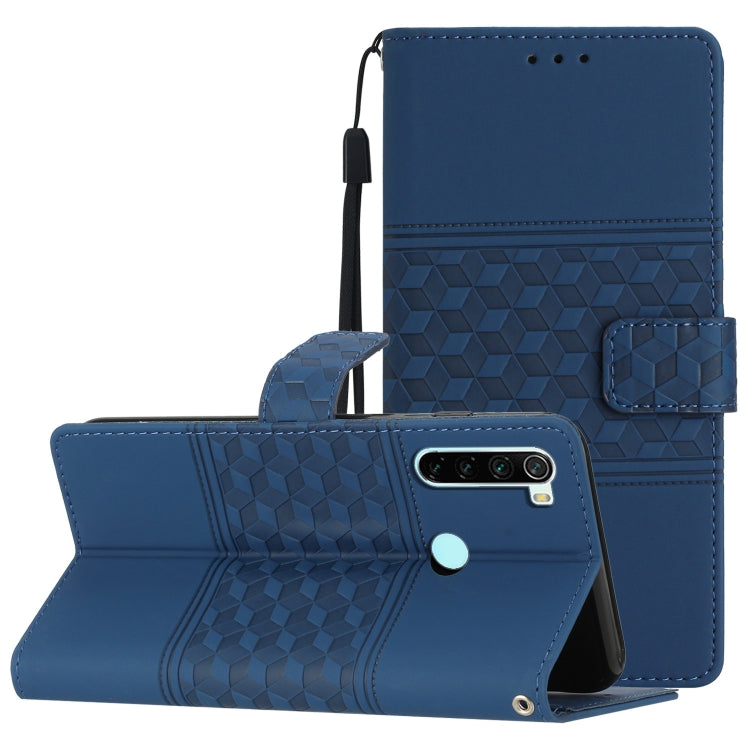 Diamond Embossed Skin Feel Leather Phone Case with Lanyard, For Xiaomi Redmi Note 8T, For Xiaomi Redmi Note 10 / Note 10S, For Xiaomi Redmi Note 10 5G, For Xiaomi Redmi Note 10 Pro / 10 Pro Max, For Xiaomi Redmi Note 11 Pro Global                      ...