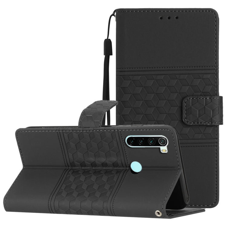 Diamond Embossed Skin Feel Leather Phone Case with Lanyard, For Xiaomi Redmi Note 8T, For Xiaomi Redmi Note 10 / Note 10S, For Xiaomi Redmi Note 10 5G, For Xiaomi Redmi Note 10 Pro / 10 Pro Max, For Xiaomi Redmi Note 11 Pro Global                      ...