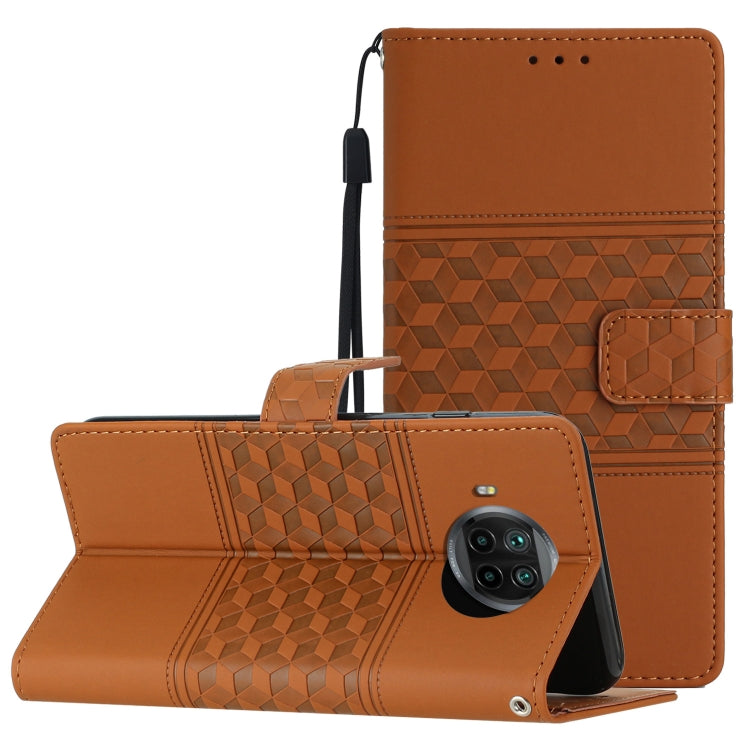 Diamond Embossed Skin Feel Leather Phone Case with Lanyard, For Xiaomi Redmi Note 8T, For Xiaomi Redmi Note 10 / Note 10S, For Xiaomi Redmi Note 10 5G, For Xiaomi Redmi Note 10 Pro / 10 Pro Max, For Xiaomi Redmi Note 11 Pro Global                      ...
