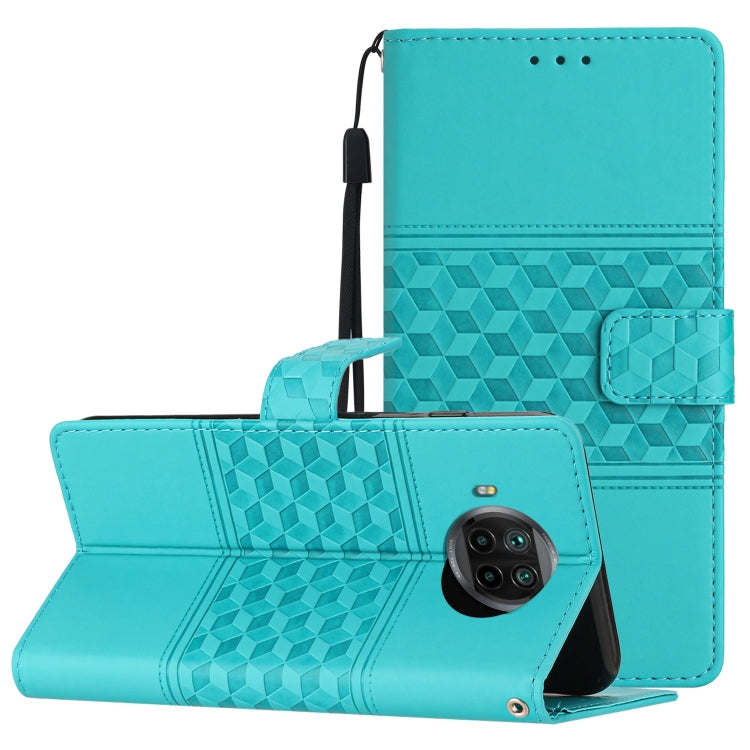 Diamond Embossed Skin Feel Leather Phone Case with Lanyard, For Xiaomi Redmi Note 8T, For Xiaomi Redmi Note 10 / Note 10S, For Xiaomi Redmi Note 10 5G, For Xiaomi Redmi Note 10 Pro / 10 Pro Max, For Xiaomi Redmi Note 11 Pro Global                      ...