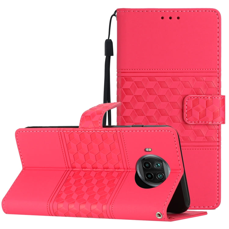 Diamond Embossed Skin Feel Leather Phone Case with Lanyard, For Xiaomi Redmi Note 8T, For Xiaomi Redmi Note 10 / Note 10S, For Xiaomi Redmi Note 10 5G, For Xiaomi Redmi Note 10 Pro / 10 Pro Max, For Xiaomi Redmi Note 11 Pro Global                      ...