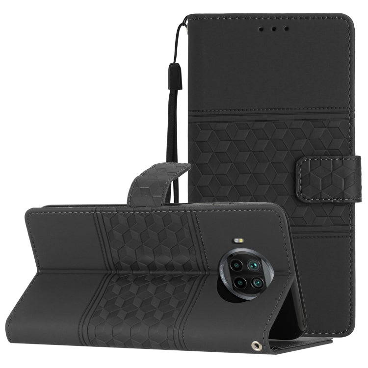 Diamond Embossed Skin Feel Leather Phone Case with Lanyard, For Xiaomi Redmi Note 8T, For Xiaomi Redmi Note 10 / Note 10S, For Xiaomi Redmi Note 10 5G, For Xiaomi Redmi Note 10 Pro / 10 Pro Max, For Xiaomi Redmi Note 11 Pro Global                      ...