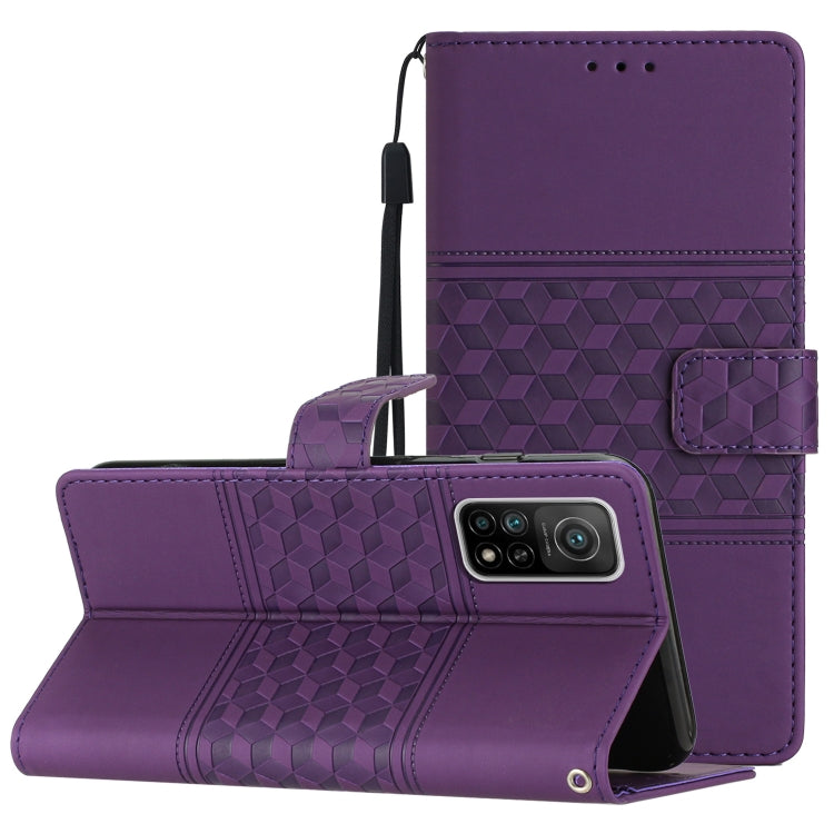 Diamond Embossed Skin Feel Leather Phone Case with Lanyard, For Xiaomi Redmi Note 8T, For Xiaomi Redmi Note 10 / Note 10S, For Xiaomi Redmi Note 10 5G, For Xiaomi Redmi Note 10 Pro / 10 Pro Max, For Xiaomi Redmi Note 11 Pro Global                      ...