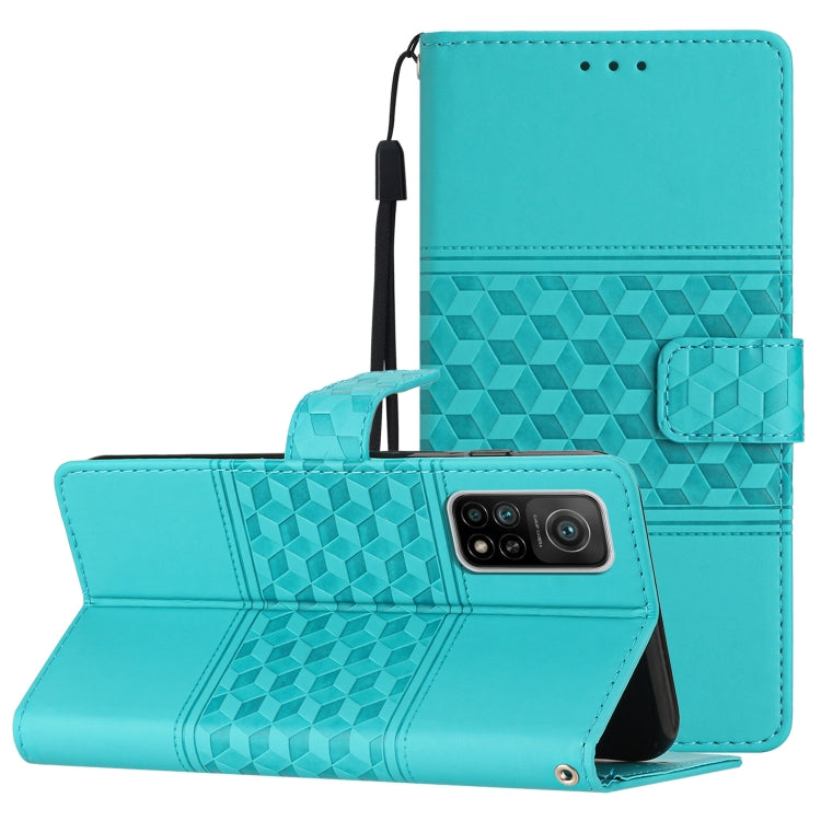 Diamond Embossed Skin Feel Leather Phone Case with Lanyard, For Xiaomi Redmi Note 8T, For Xiaomi Redmi Note 10 / Note 10S, For Xiaomi Redmi Note 10 5G, For Xiaomi Redmi Note 10 Pro / 10 Pro Max, For Xiaomi Redmi Note 11 Pro Global                      ...