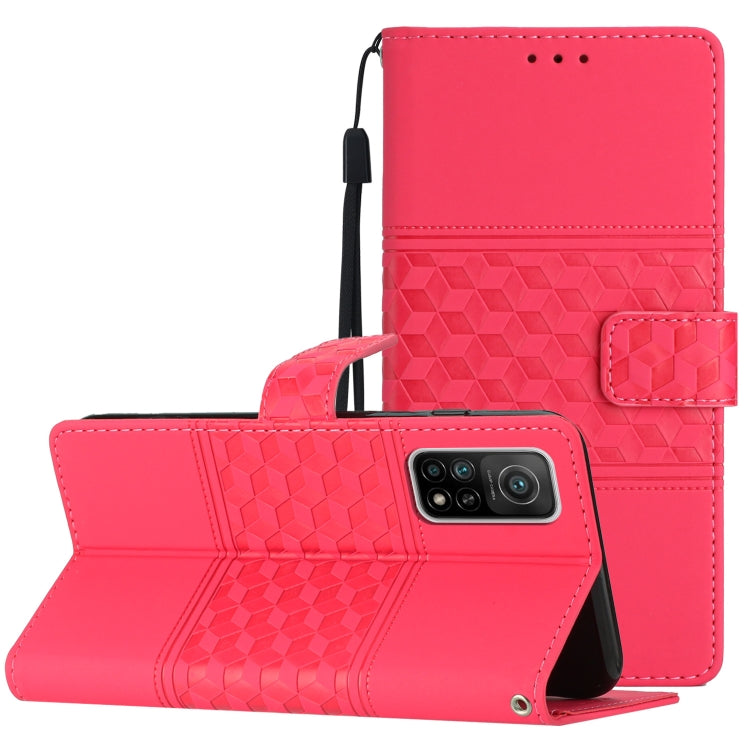 Diamond Embossed Skin Feel Leather Phone Case with Lanyard, For Xiaomi Redmi Note 8T, For Xiaomi Redmi Note 10 / Note 10S, For Xiaomi Redmi Note 10 5G, For Xiaomi Redmi Note 10 Pro / 10 Pro Max, For Xiaomi Redmi Note 11 Pro Global                      ...