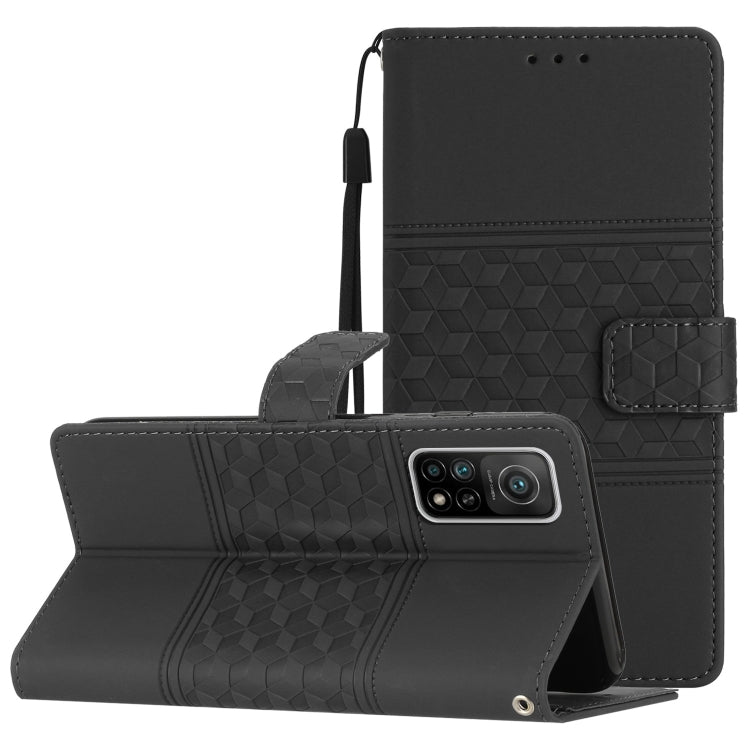 Diamond Embossed Skin Feel Leather Phone Case with Lanyard, For Xiaomi Redmi Note 8T, For Xiaomi Redmi Note 10 / Note 10S, For Xiaomi Redmi Note 10 5G, For Xiaomi Redmi Note 10 Pro / 10 Pro Max, For Xiaomi Redmi Note 11 Pro Global                      ...