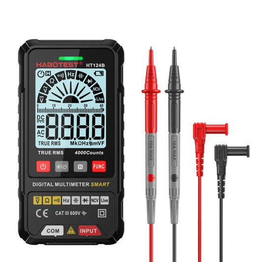 HABOTEST Mini Digital Display High-precision Multimeter, HT124B, HT124B+, HT124A, HT124A+