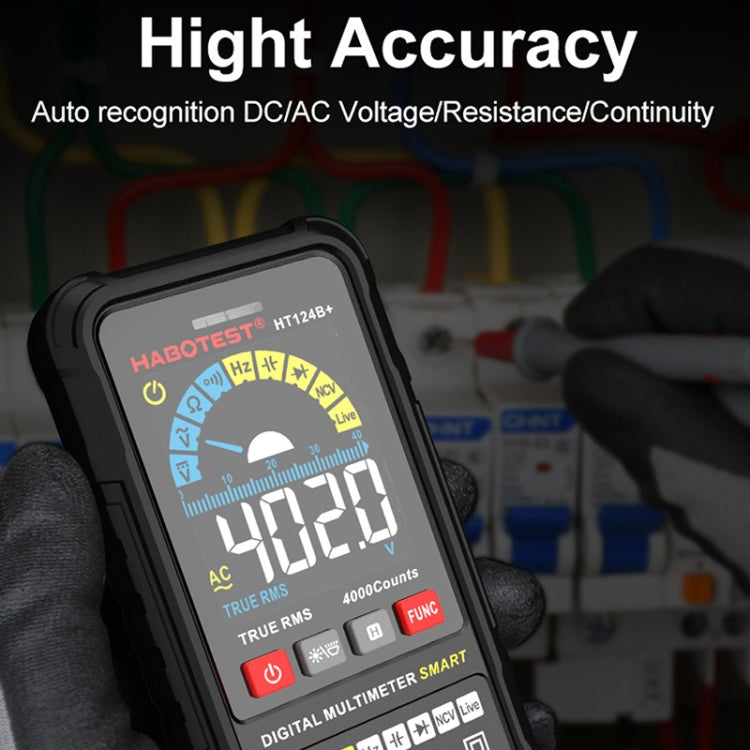 HABOTEST Mini Digital Display High-precision Multimeter, HT124B, HT124B+, HT124A, HT124A+