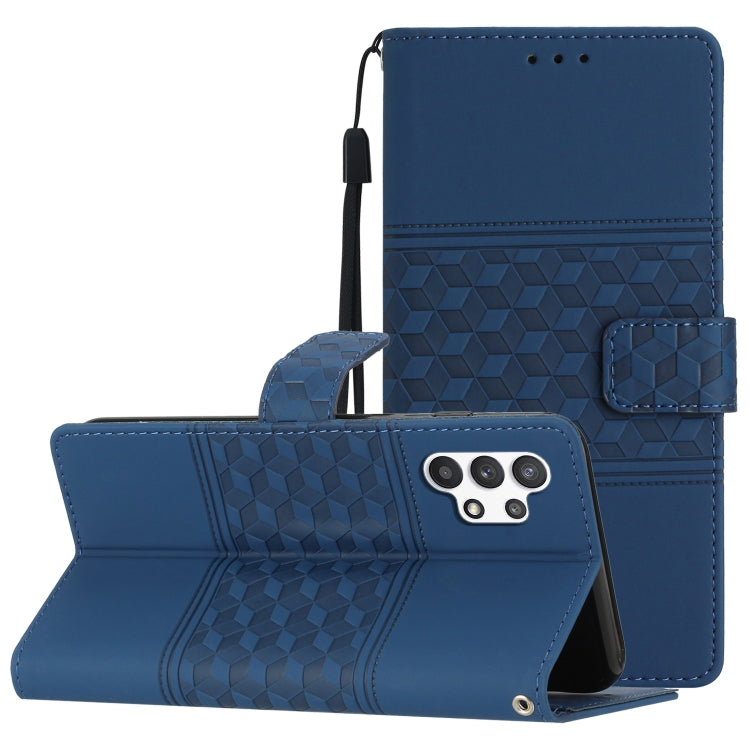 Diamond Embossed Skin Feel Leather Phone Case with Lanyard, For Samsung Galaxy A10 / M10, For Samsung Galaxy A12, For Samsung Galaxy A13 4G, For Samsung Galaxy A13 5G, For Samsung Galaxy A14 5G, For Samsung Galaxy A20 / A30, For Samsung Galaxy A20e����...