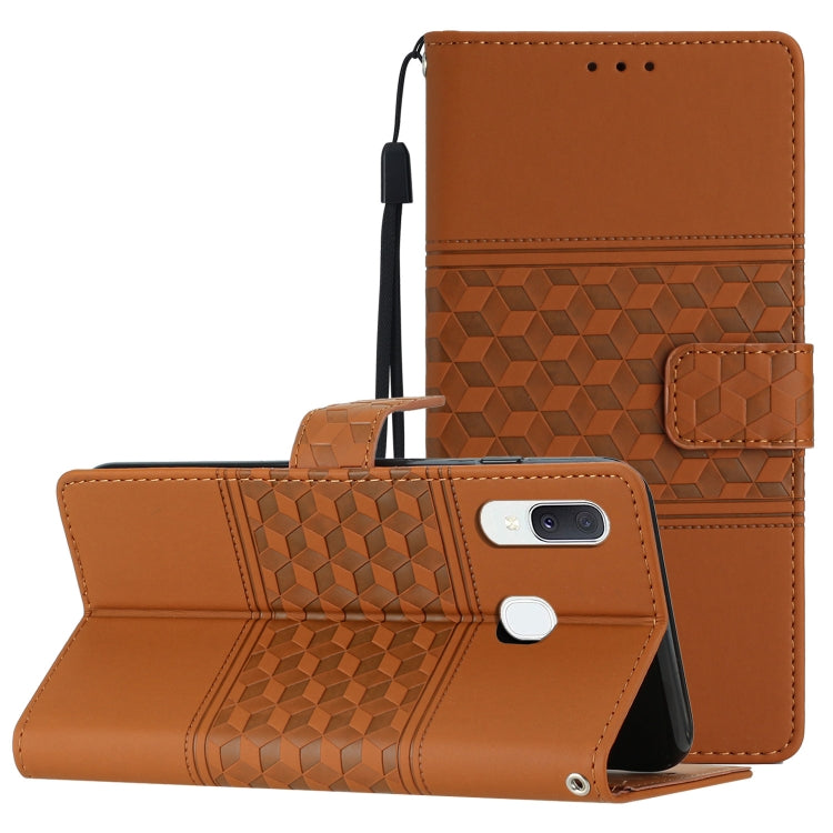 Diamond Embossed Skin Feel Leather Phone Case with Lanyard, For Samsung Galaxy A10 / M10, For Samsung Galaxy A12, For Samsung Galaxy A13 4G, For Samsung Galaxy A13 5G, For Samsung Galaxy A14 5G, For Samsung Galaxy A20 / A30, For Samsung Galaxy A20e����...