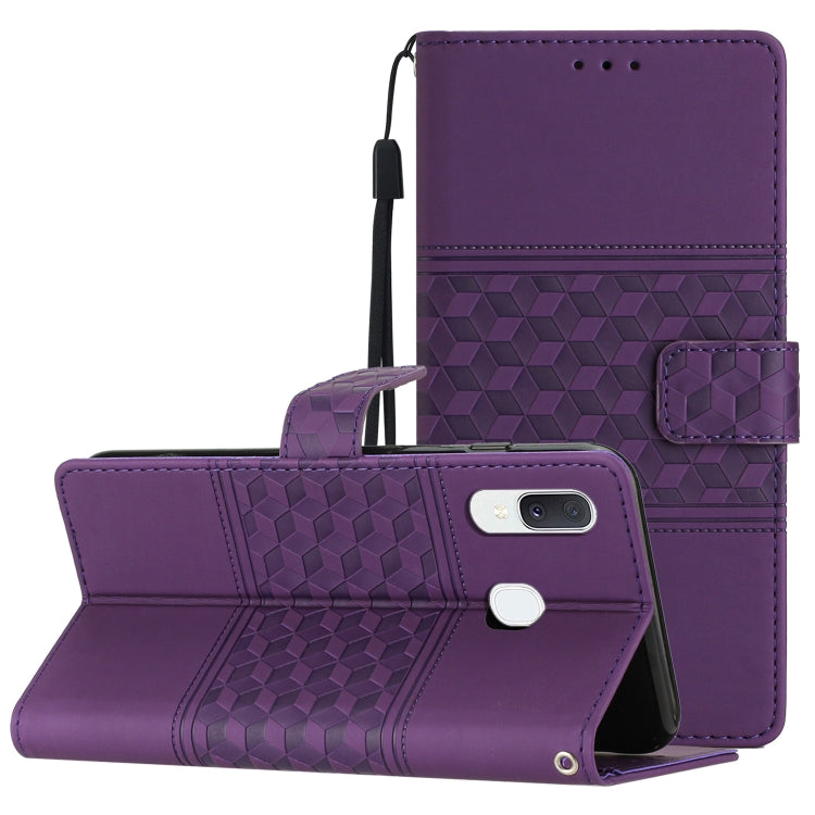 Diamond Embossed Skin Feel Leather Phone Case with Lanyard, For Samsung Galaxy A10 / M10, For Samsung Galaxy A12, For Samsung Galaxy A13 4G, For Samsung Galaxy A13 5G, For Samsung Galaxy A14 5G, For Samsung Galaxy A20 / A30, For Samsung Galaxy A20e����...