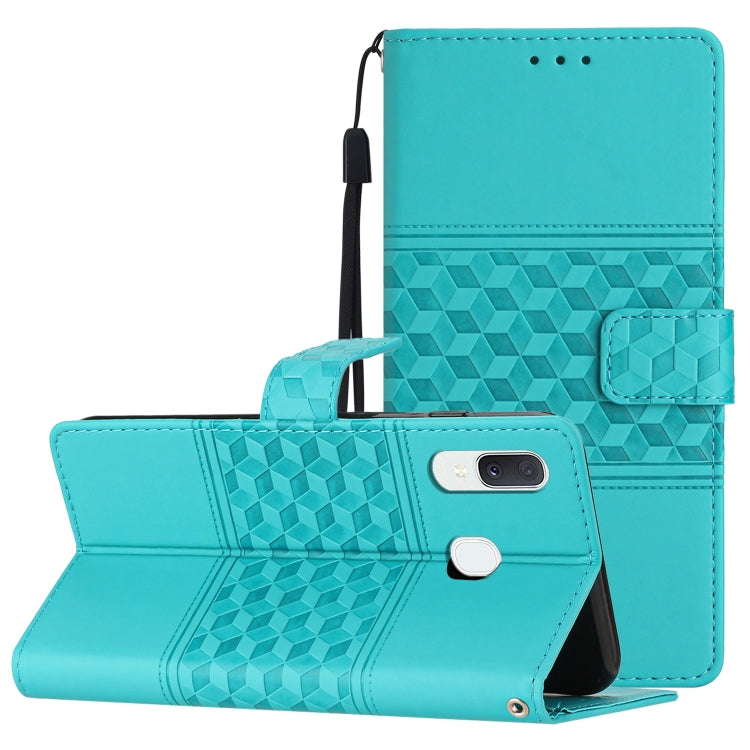 Diamond Embossed Skin Feel Leather Phone Case with Lanyard, For Samsung Galaxy A10 / M10, For Samsung Galaxy A12, For Samsung Galaxy A13 4G, For Samsung Galaxy A13 5G, For Samsung Galaxy A14 5G, For Samsung Galaxy A20 / A30, For Samsung Galaxy A20e����...