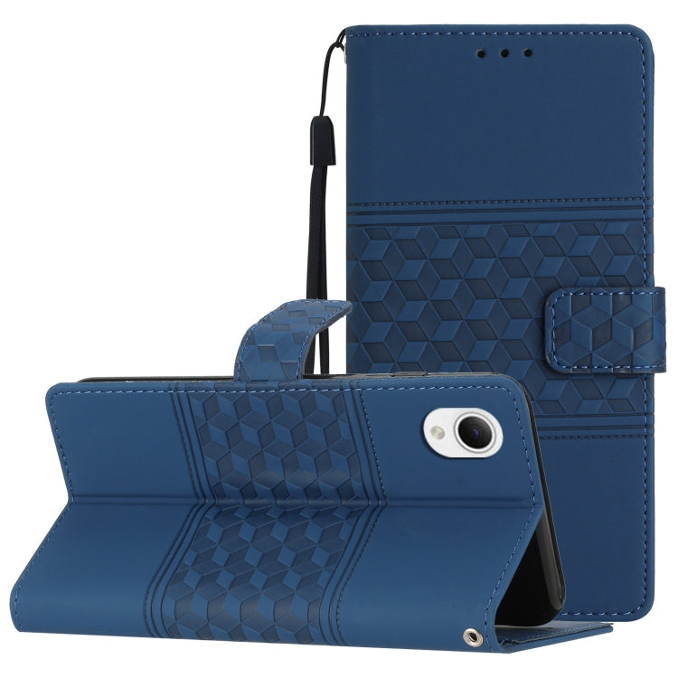 Diamond Embossed Skin Feel Leather Phone Case with Lanyard, For Samsung Galaxy A22 4G, For Samsung Galaxy A22 5G, For Samsung Galaxy A23 5G, For Samsung Galaxy A23e / A23s, For Samsung Galaxy A32 4G, For Samsung Galaxy A32 5G, For Samsung Galaxy A33���...