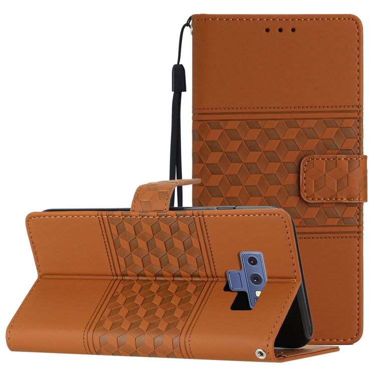 Diamond Embossed Skin Feel Leather Phone Case with Lanyard, For Samsung Galaxy M53, For Samsung Galaxy Note 8, For Samsung Galaxy Note9, For Samsung Galaxy Note10, For Samsung Galaxy Note10+, For Samsung Galaxy Note20, For Samsung Galaxy Note20 Ultra  ...