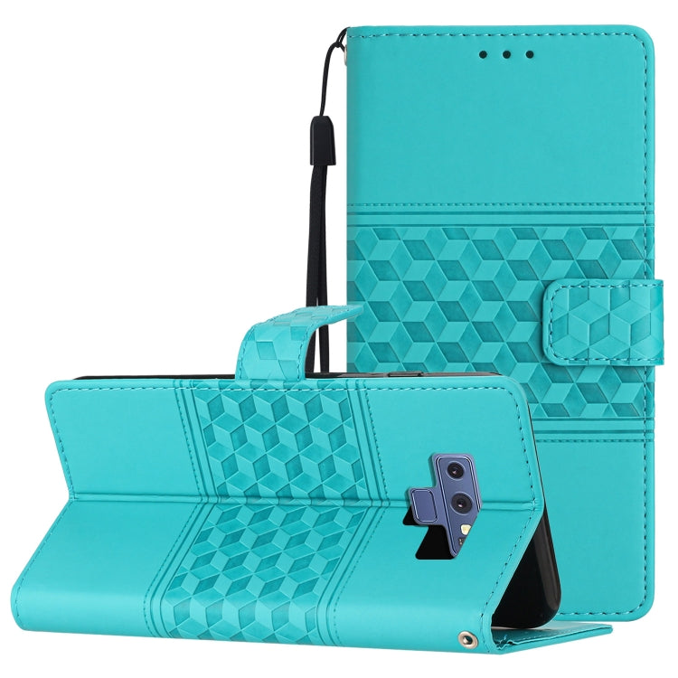 Diamond Embossed Skin Feel Leather Phone Case with Lanyard, For Samsung Galaxy M53, For Samsung Galaxy Note 8, For Samsung Galaxy Note9, For Samsung Galaxy Note10, For Samsung Galaxy Note10+, For Samsung Galaxy Note20, For Samsung Galaxy Note20 Ultra  ...