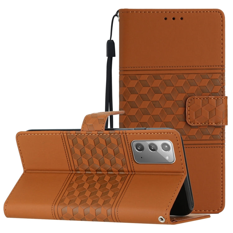 Diamond Embossed Skin Feel Leather Phone Case with Lanyard, For Samsung Galaxy M53, For Samsung Galaxy Note 8, For Samsung Galaxy Note9, For Samsung Galaxy Note10, For Samsung Galaxy Note10+, For Samsung Galaxy Note20, For Samsung Galaxy Note20 Ultra  ...