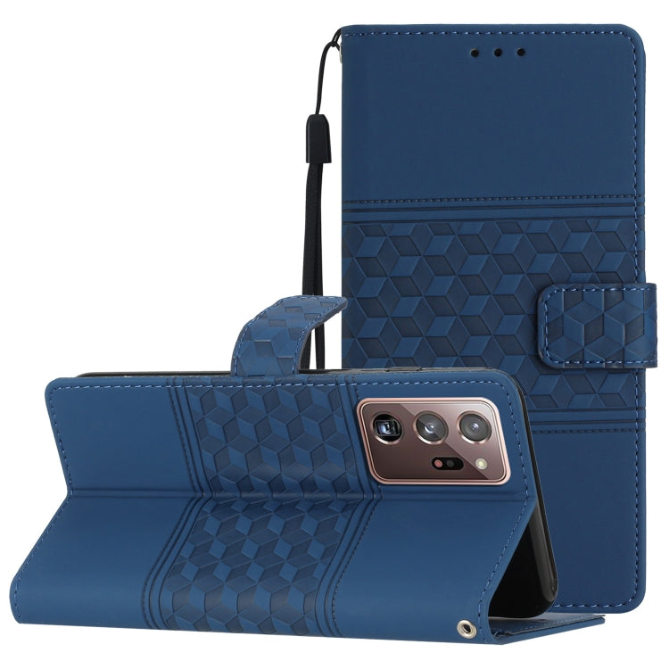Diamond Embossed Skin Feel Leather Phone Case with Lanyard, For Samsung Galaxy M53, For Samsung Galaxy Note 8, For Samsung Galaxy Note9, For Samsung Galaxy Note10, For Samsung Galaxy Note10+, For Samsung Galaxy Note20, For Samsung Galaxy Note20 Ultra  ...