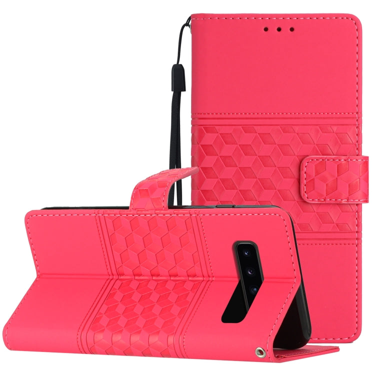Diamond Embossed Skin Feel Leather Phone Case with Lanyard, For Samsung Galaxy M53, For Samsung Galaxy Note 8, For Samsung Galaxy Note9, For Samsung Galaxy Note10, For Samsung Galaxy Note10+, For Samsung Galaxy Note20, For Samsung Galaxy Note20 Ultra  ...
