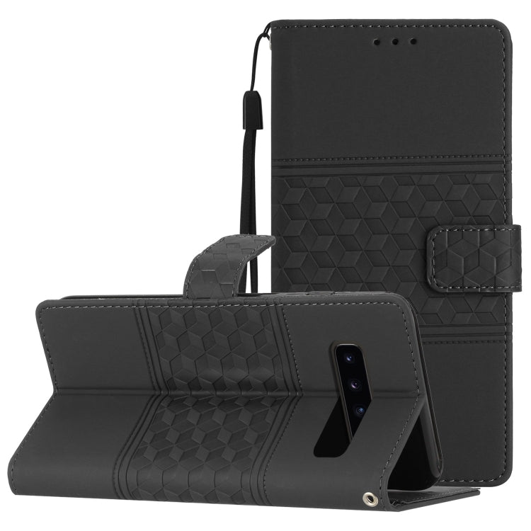 Diamond Embossed Skin Feel Leather Phone Case with Lanyard, For Samsung Galaxy M53, For Samsung Galaxy Note 8, For Samsung Galaxy Note9, For Samsung Galaxy Note10, For Samsung Galaxy Note10+, For Samsung Galaxy Note20, For Samsung Galaxy Note20 Ultra  ...