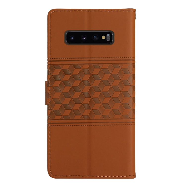 Diamond Embossed Skin Feel Leather Phone Case with Lanyard, For Samsung Galaxy S10+, For Samsung Galaxy S10E, For Samsung Galaxy S20, For Samsung Galaxy S20 FE, For Samsung Galaxy S20+, For Samsung Galaxy S20 Ultra, For Samsung Galaxy S21 5G           ...