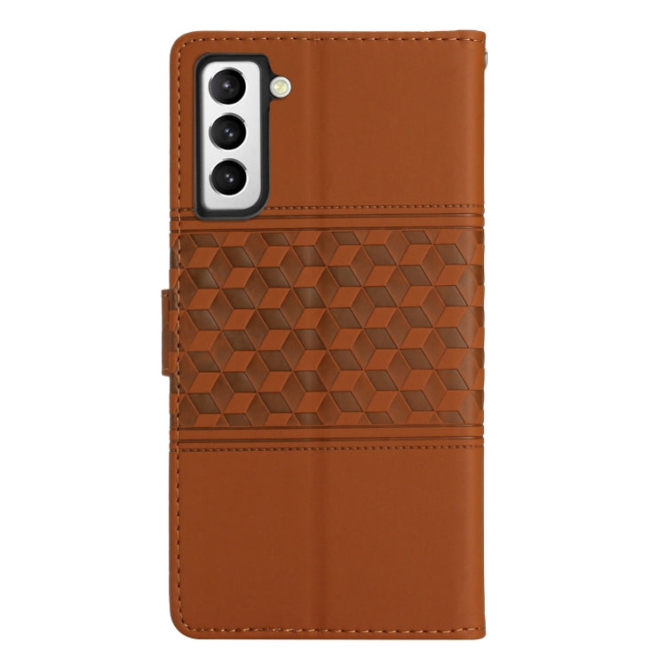 Diamond Embossed Skin Feel Leather Phone Case with Lanyard, For Samsung Galaxy S21+ 5G, For Samsung Galaxy S21 Ultra 5G, For Samsung Galaxy S22 5G, For Samsung Galaxy S22+ 5G, For Samsung Galaxy S22 Ultra 5G, For Samsung Galaxy S23 5G                  ...