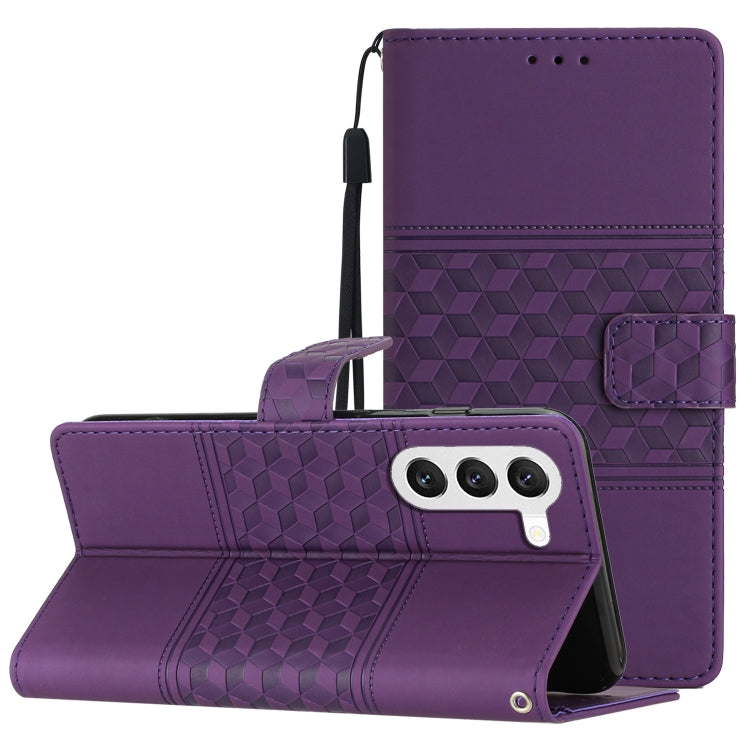 Diamond Embossed Skin Feel Leather Phone Case with Lanyard, For Samsung Galaxy S21+ 5G, For Samsung Galaxy S21 Ultra 5G, For Samsung Galaxy S22 5G, For Samsung Galaxy S22+ 5G, For Samsung Galaxy S22 Ultra 5G, For Samsung Galaxy S23 5G                  ...