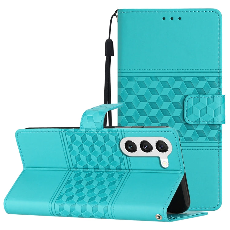 Diamond Embossed Skin Feel Leather Phone Case with Lanyard, For Samsung Galaxy S21+ 5G, For Samsung Galaxy S21 Ultra 5G, For Samsung Galaxy S22 5G, For Samsung Galaxy S22+ 5G, For Samsung Galaxy S22 Ultra 5G, For Samsung Galaxy S23 5G                  ...