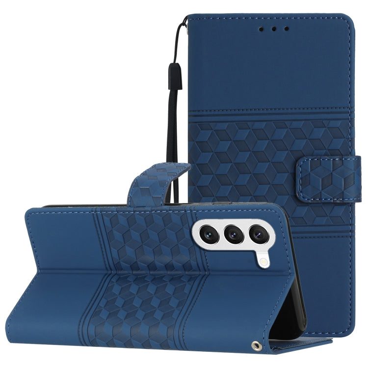 Diamond Embossed Skin Feel Leather Phone Case with Lanyard, For Samsung Galaxy S21+ 5G, For Samsung Galaxy S21 Ultra 5G, For Samsung Galaxy S22 5G, For Samsung Galaxy S22+ 5G, For Samsung Galaxy S22 Ultra 5G, For Samsung Galaxy S23 5G                  ...