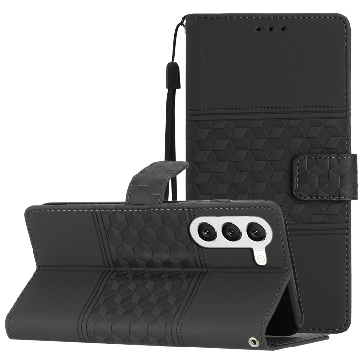Diamond Embossed Skin Feel Leather Phone Case with Lanyard, For Samsung Galaxy S21+ 5G, For Samsung Galaxy S21 Ultra 5G, For Samsung Galaxy S22 5G, For Samsung Galaxy S22+ 5G, For Samsung Galaxy S22 Ultra 5G, For Samsung Galaxy S23 5G                  ...