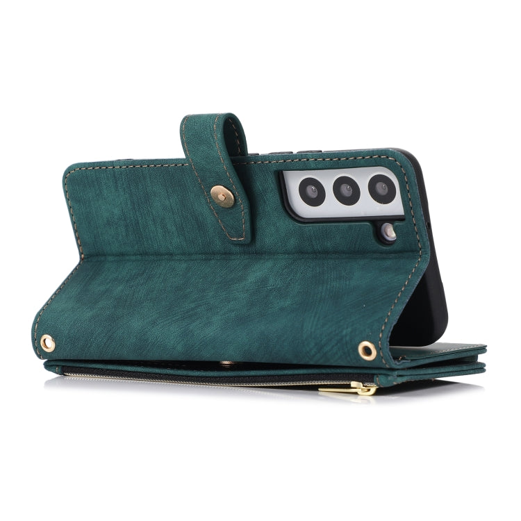 Dream 9-Card Wallet Zipper Bag Leather Phone Case, For Samsung Galaxy S23 5G, For Samsung Galaxy S23+ 5G, For Samsung Galaxy S23 Ultra 5G, For Samsung Galaxy S22 5G, For Samsung Galaxy S22+ 5G, For Samsung Galaxy S22 Ultra 5G, For Samsung Galaxy S21 5G...