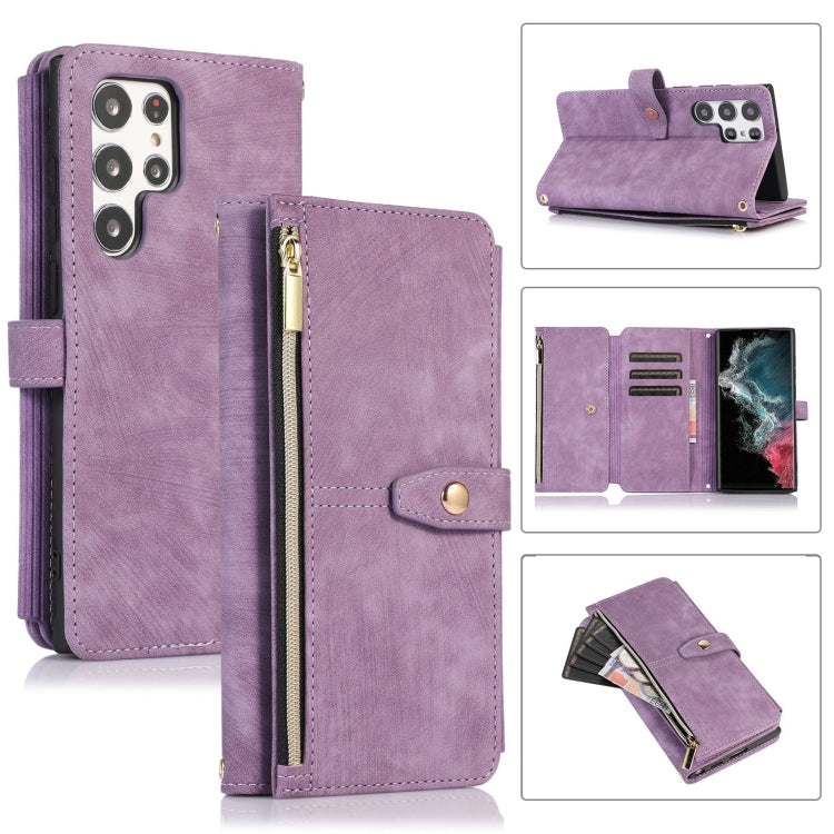 Dream 9-Card Wallet Zipper Bag Leather Phone Case, For Samsung Galaxy S23 5G, For Samsung Galaxy S23+ 5G, For Samsung Galaxy S23 Ultra 5G, For Samsung Galaxy S22 5G, For Samsung Galaxy S22+ 5G, For Samsung Galaxy S22 Ultra 5G, For Samsung Galaxy S21 5G...
