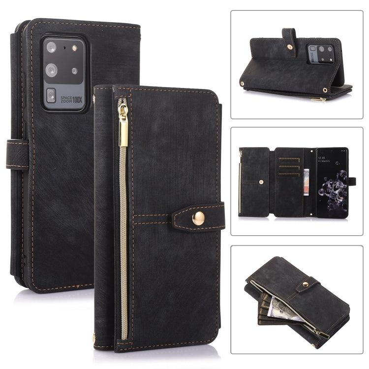Dream 9-Card Wallet Zipper Bag Leather Phone Case, For Samsung Galaxy S21 Ultra 5G, For Samsung Galaxy S20, For Samsung Galaxy S20+, For Samsung Galaxy S20 Ultra, For Samsung Galaxy S20 FE, For Samsung Galaxy S10, For Samsung Galaxy S10+               ...