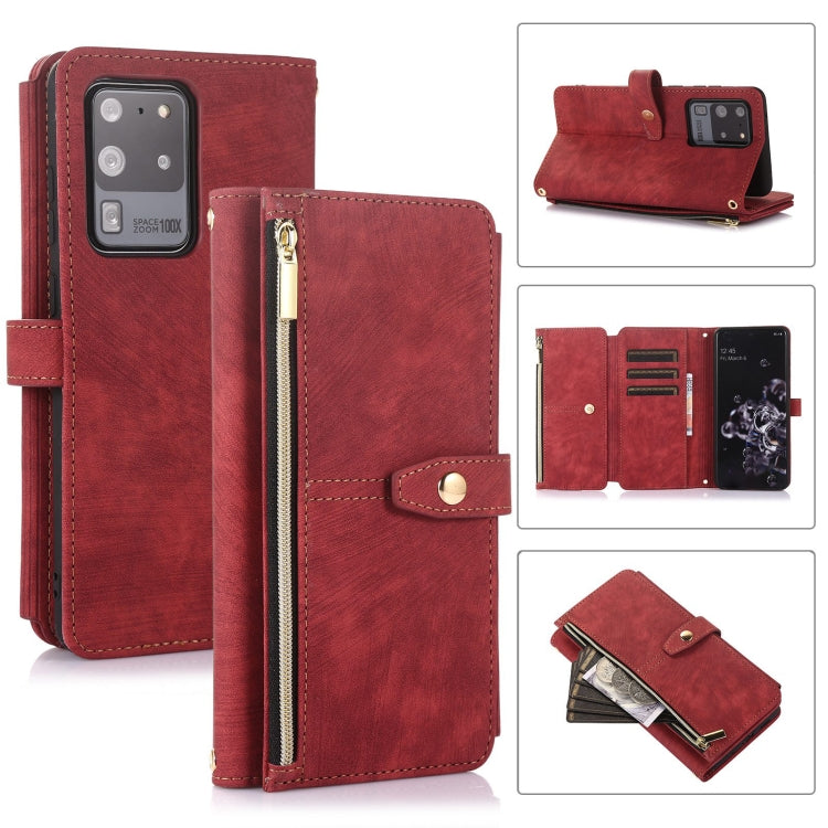 Dream 9-Card Wallet Zipper Bag Leather Phone Case, For Samsung Galaxy S21 Ultra 5G, For Samsung Galaxy S20, For Samsung Galaxy S20+, For Samsung Galaxy S20 Ultra, For Samsung Galaxy S20 FE, For Samsung Galaxy S10, For Samsung Galaxy S10+               ...
