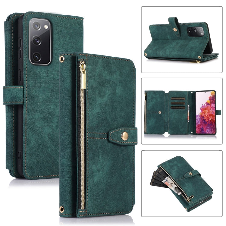 Dream 9-Card Wallet Zipper Bag Leather Phone Case, For Samsung Galaxy S21 Ultra 5G, For Samsung Galaxy S20, For Samsung Galaxy S20+, For Samsung Galaxy S20 Ultra, For Samsung Galaxy S20 FE, For Samsung Galaxy S10, For Samsung Galaxy S10+               ...