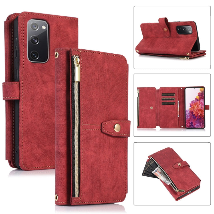 Dream 9-Card Wallet Zipper Bag Leather Phone Case, For Samsung Galaxy S21 Ultra 5G, For Samsung Galaxy S20, For Samsung Galaxy S20+, For Samsung Galaxy S20 Ultra, For Samsung Galaxy S20 FE, For Samsung Galaxy S10, For Samsung Galaxy S10+               ...