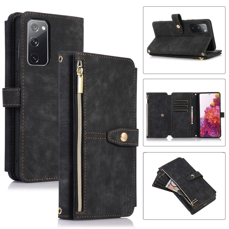 Dream 9-Card Wallet Zipper Bag Leather Phone Case, For Samsung Galaxy S21 Ultra 5G, For Samsung Galaxy S20, For Samsung Galaxy S20+, For Samsung Galaxy S20 Ultra, For Samsung Galaxy S20 FE, For Samsung Galaxy S10, For Samsung Galaxy S10+               ...