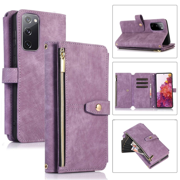 Dream 9-Card Wallet Zipper Bag Leather Phone Case, For Samsung Galaxy S21 Ultra 5G, For Samsung Galaxy S20, For Samsung Galaxy S20+, For Samsung Galaxy S20 Ultra, For Samsung Galaxy S20 FE, For Samsung Galaxy S10, For Samsung Galaxy S10+               ...