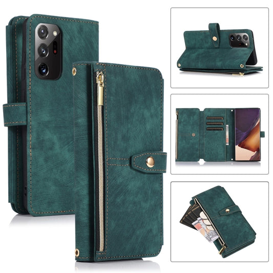 Dream 9-Card Wallet Zipper Bag Leather Phone Case, For Samsung Galaxy Note20, For Samsung Galaxy Note20 Ultra, For Samsung Galaxy Note10, For Samsung Galaxy Note10+, For Samsung Galaxy A53, For Samsung Galaxy A52 4G / 5G, For Samsung Galaxy A32 5G     ...