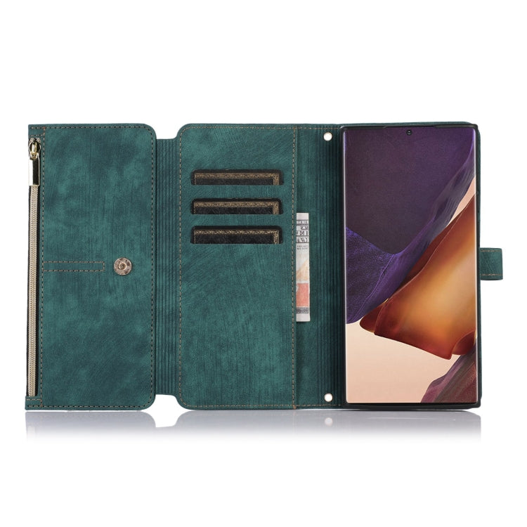 Dream 9-Card Wallet Zipper Bag Leather Phone Case, For Samsung Galaxy Note20, For Samsung Galaxy Note20 Ultra, For Samsung Galaxy Note10, For Samsung Galaxy Note10+, For Samsung Galaxy A53, For Samsung Galaxy A52 4G / 5G, For Samsung Galaxy A32 5G     ...