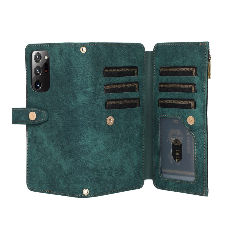 Dream 9-Card Wallet Zipper Bag Leather Phone Case, For Samsung Galaxy Note20, For Samsung Galaxy Note20 Ultra, For Samsung Galaxy Note10, For Samsung Galaxy Note10+, For Samsung Galaxy A53, For Samsung Galaxy A52 4G / 5G, For Samsung Galaxy A32 5G     ...