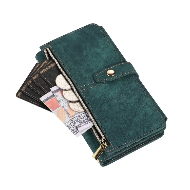 Dream 9-Card Wallet Zipper Bag Leather Phone Case, For Samsung Galaxy Note20, For Samsung Galaxy Note20 Ultra, For Samsung Galaxy Note10, For Samsung Galaxy Note10+, For Samsung Galaxy A53, For Samsung Galaxy A52 4G / 5G, For Samsung Galaxy A32 5G     ...