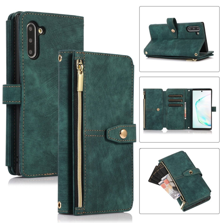 Dream 9-Card Wallet Zipper Bag Leather Phone Case, For Samsung Galaxy Note20, For Samsung Galaxy Note20 Ultra, For Samsung Galaxy Note10, For Samsung Galaxy Note10+, For Samsung Galaxy A53, For Samsung Galaxy A52 4G / 5G, For Samsung Galaxy A32 5G     ...