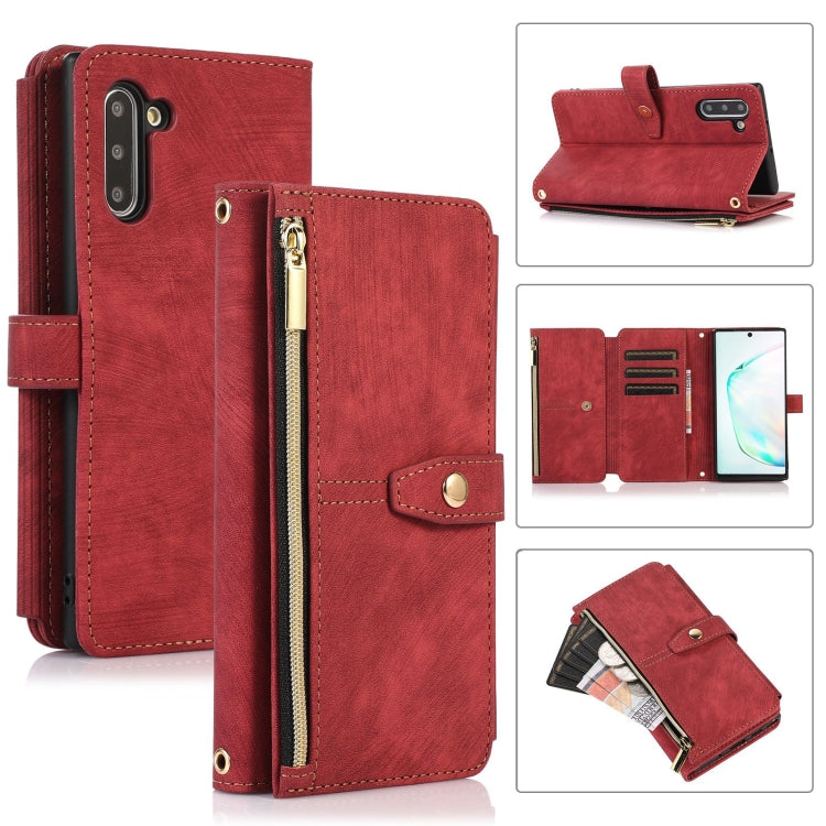 Dream 9-Card Wallet Zipper Bag Leather Phone Case, For Samsung Galaxy Note20, For Samsung Galaxy Note20 Ultra, For Samsung Galaxy Note10, For Samsung Galaxy Note10+, For Samsung Galaxy A53, For Samsung Galaxy A52 4G / 5G, For Samsung Galaxy A32 5G     ...