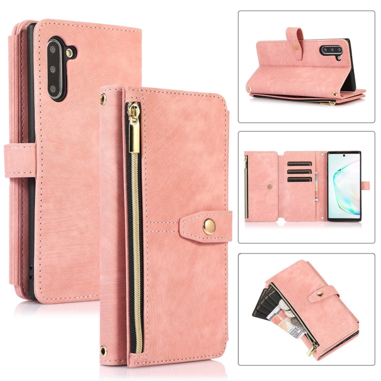 Dream 9-Card Wallet Zipper Bag Leather Phone Case, For Samsung Galaxy Note20, For Samsung Galaxy Note20 Ultra, For Samsung Galaxy Note10, For Samsung Galaxy Note10+, For Samsung Galaxy A53, For Samsung Galaxy A52 4G / 5G, For Samsung Galaxy A32 5G     ...