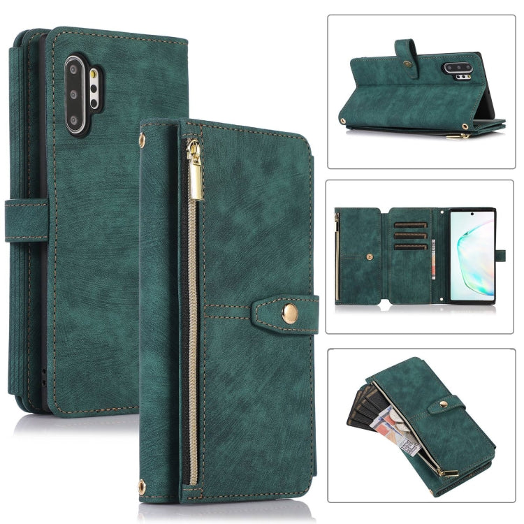 Dream 9-Card Wallet Zipper Bag Leather Phone Case, For Samsung Galaxy Note20, For Samsung Galaxy Note20 Ultra, For Samsung Galaxy Note10, For Samsung Galaxy Note10+, For Samsung Galaxy A53, For Samsung Galaxy A52 4G / 5G, For Samsung Galaxy A32 5G     ...