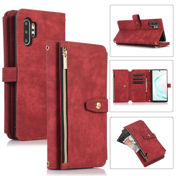 Dream 9-Card Wallet Zipper Bag Leather Phone Case, For Samsung Galaxy Note20, For Samsung Galaxy Note20 Ultra, For Samsung Galaxy Note10, For Samsung Galaxy Note10+, For Samsung Galaxy A53, For Samsung Galaxy A52 4G / 5G, For Samsung Galaxy A32 5G     ...